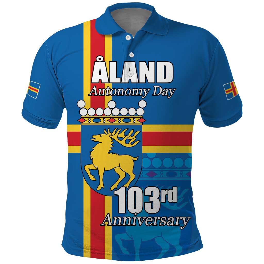 Aland's Autonomy Day Polo Shirt 103rd Anniversary