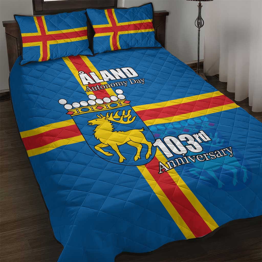 Aland's Autonomy Day Quilt Bed Set 103rd Anniversary