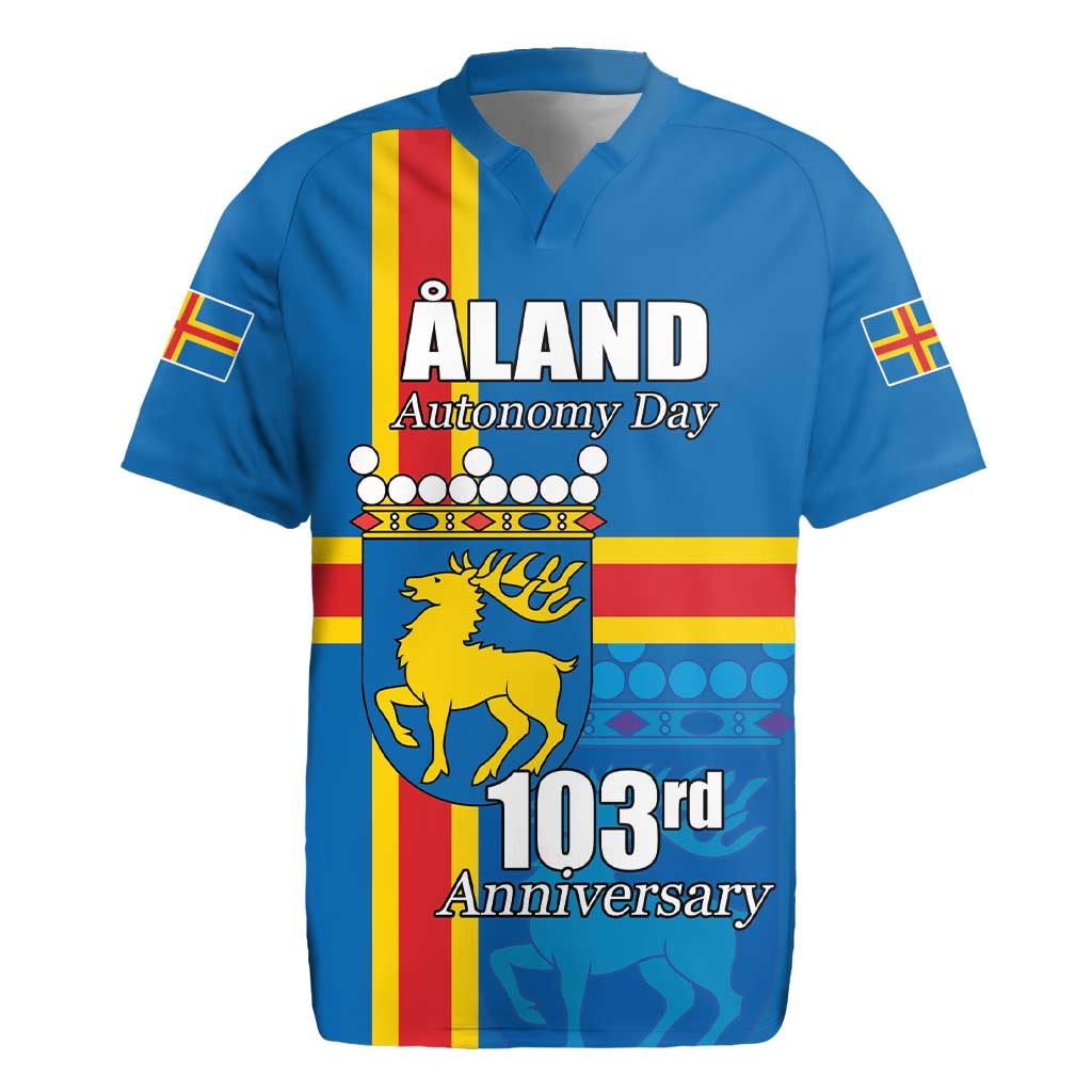 Aland's Autonomy Day Rugby Jersey 103rd Anniversary