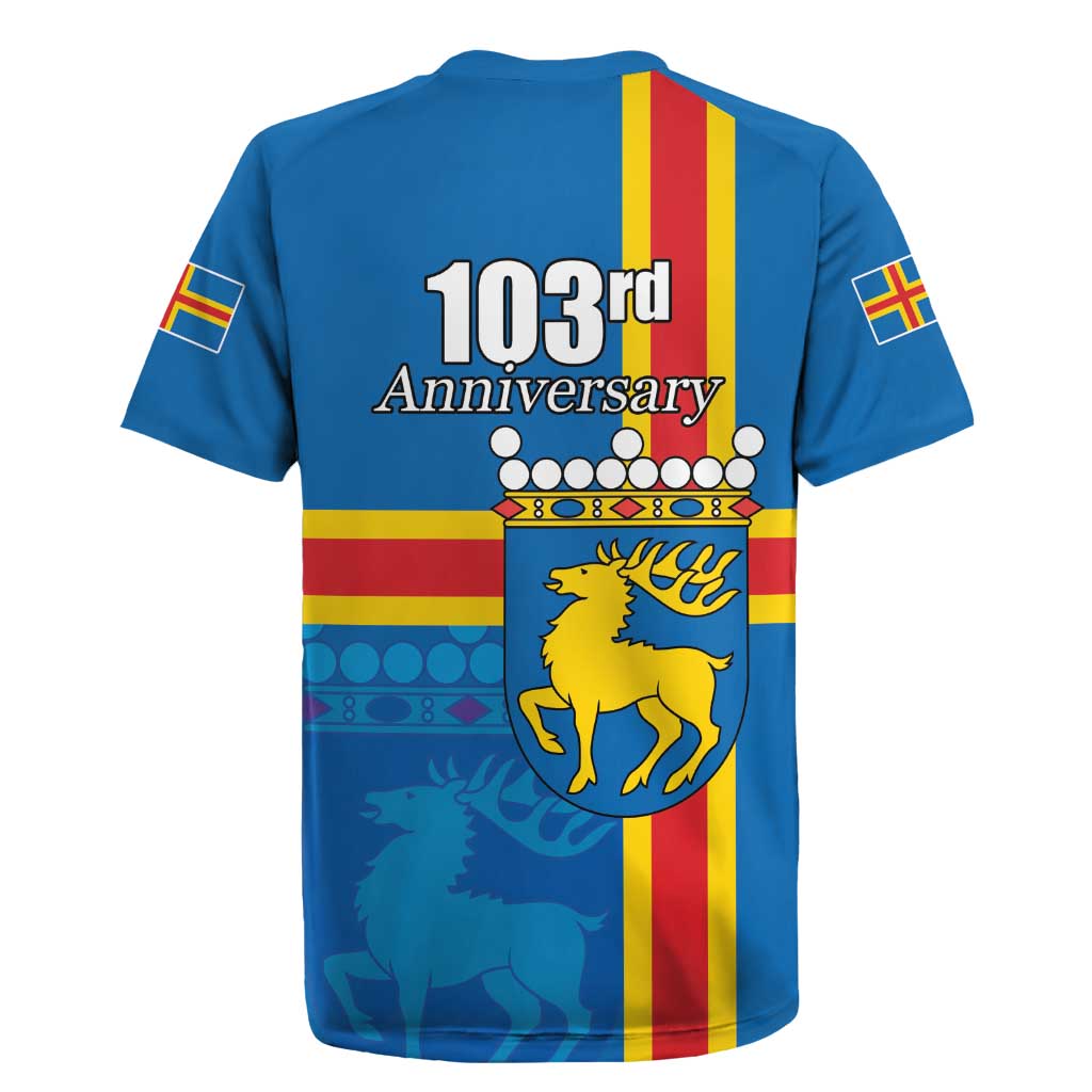 Aland's Autonomy Day Rugby Jersey 103rd Anniversary