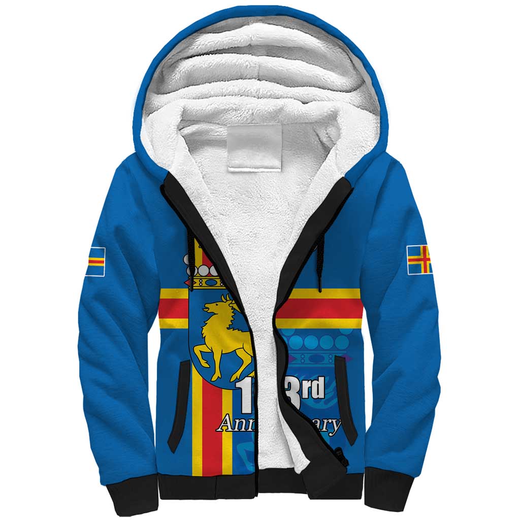 Aland's Autonomy Day Sherpa Hoodie 103rd Anniversary