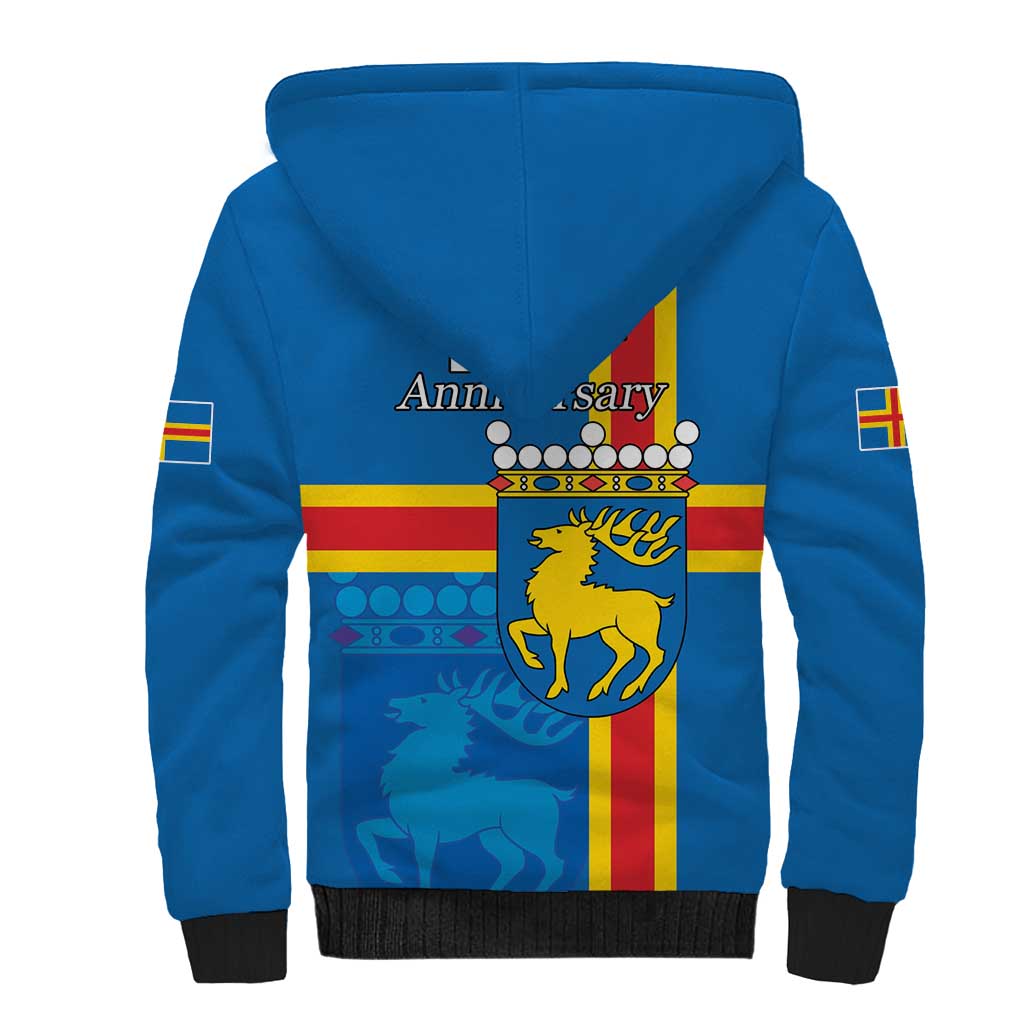 Aland's Autonomy Day Sherpa Hoodie 103rd Anniversary