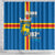 Aland's Autonomy Day Shower Curtain 103rd Anniversary