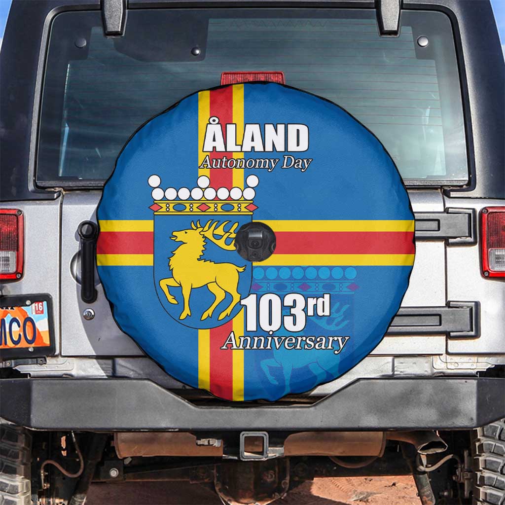 Aland's Autonomy Day Spare Tire Cover 103rd Anniversary