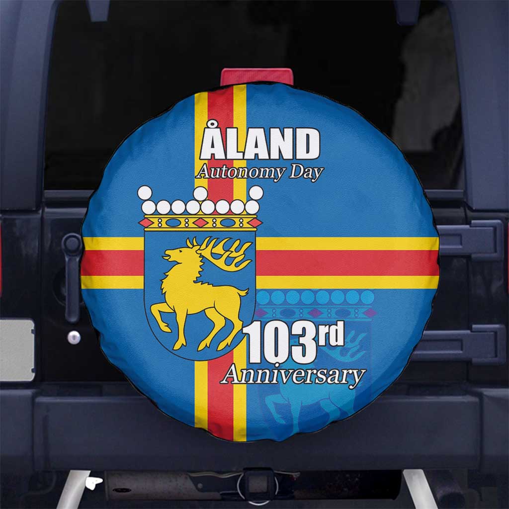 Aland's Autonomy Day Spare Tire Cover 103rd Anniversary