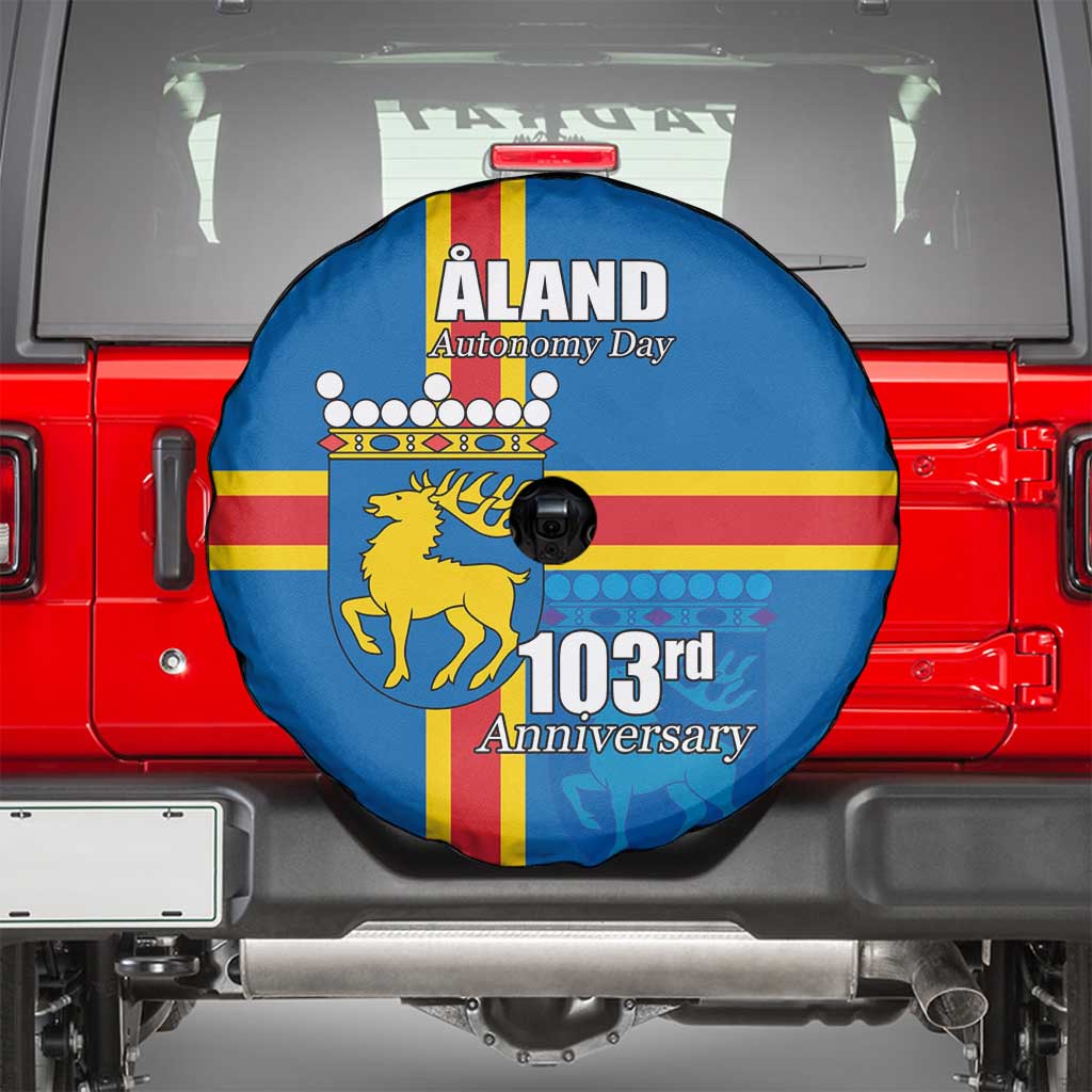 Aland's Autonomy Day Spare Tire Cover 103rd Anniversary