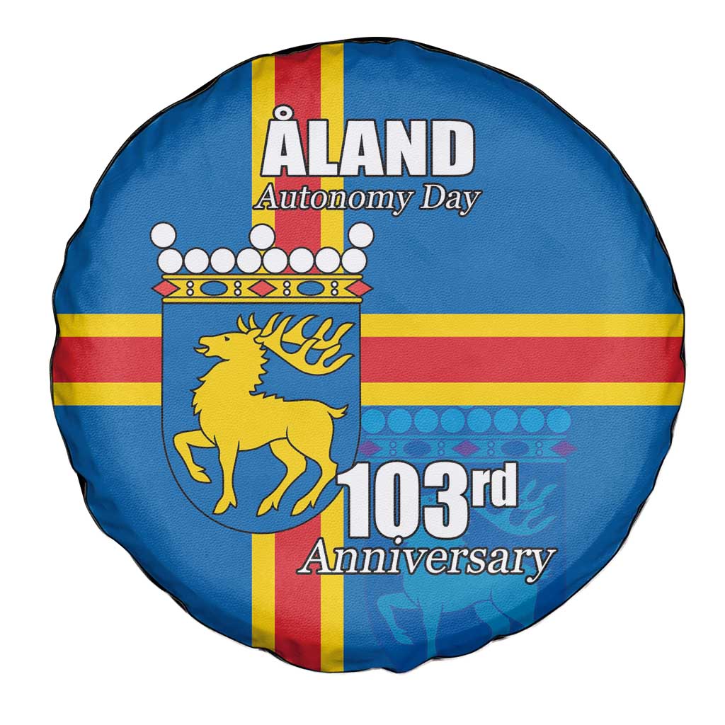 Aland's Autonomy Day Spare Tire Cover 103rd Anniversary