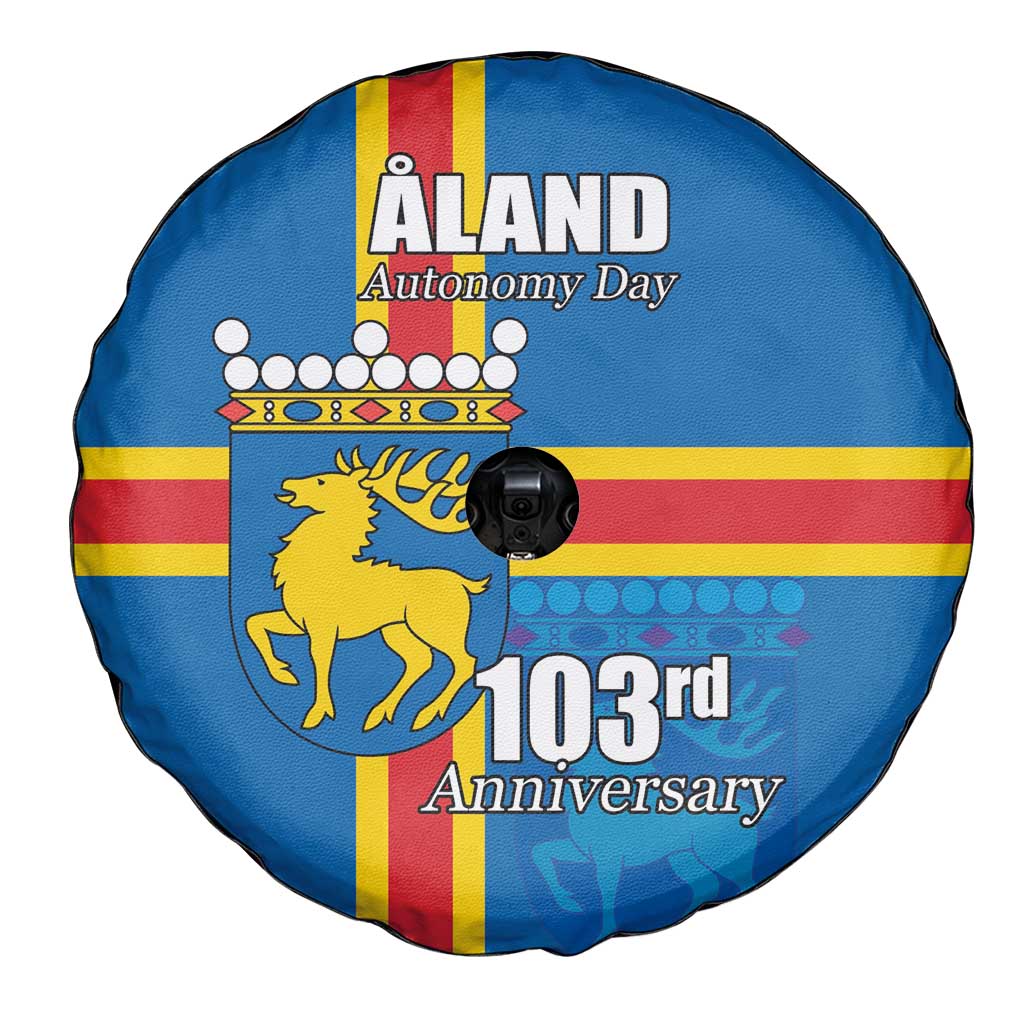 Aland's Autonomy Day Spare Tire Cover 103rd Anniversary