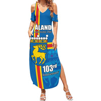 Aland's Autonomy Day Summer Maxi Dress 103rd Anniversary