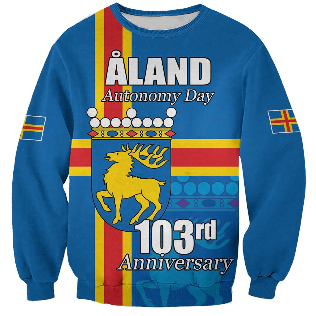 Aland's Autonomy Day Sweatshirt 103rd Anniversary