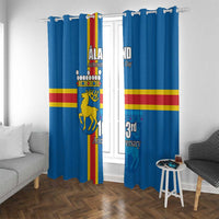 Aland's Autonomy Day Window Curtain 103rd Anniversary