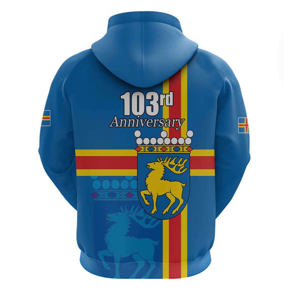 Aland's Autonomy Day Zip Hoodie 103rd Anniversary