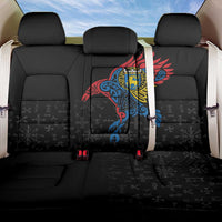 Aland Vikings Culture Back Car Seat Cover Norse Mythology Raven Tattoo
