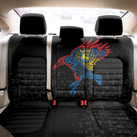 Aland Vikings Culture Back Car Seat Cover Norse Mythology Raven Tattoo