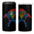 Aland Vikings Culture 4 in 1 Can Cooler Tumbler Norse Mythology Raven Tattoo