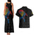 Aland Vikings Culture Couples Matching Tank Maxi Dress and Hawaiian Shirt Norse Mythology Raven Tattoo