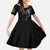 Aland Vikings Culture Family Matching Long Sleeve Bodycon Dress and Hawaiian Shirt Norse Mythology Raven Tattoo