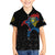 Aland Vikings Culture Family Matching Off Shoulder Short Dress and Hawaiian Shirt Norse Mythology Raven Tattoo