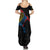 Aland Vikings Culture Family Matching Summer Maxi Dress and Hawaiian Shirt Norse Mythology Raven Tattoo