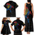 Aland Vikings Culture Family Matching Tank Maxi Dress and Hawaiian Shirt Norse Mythology Raven Tattoo