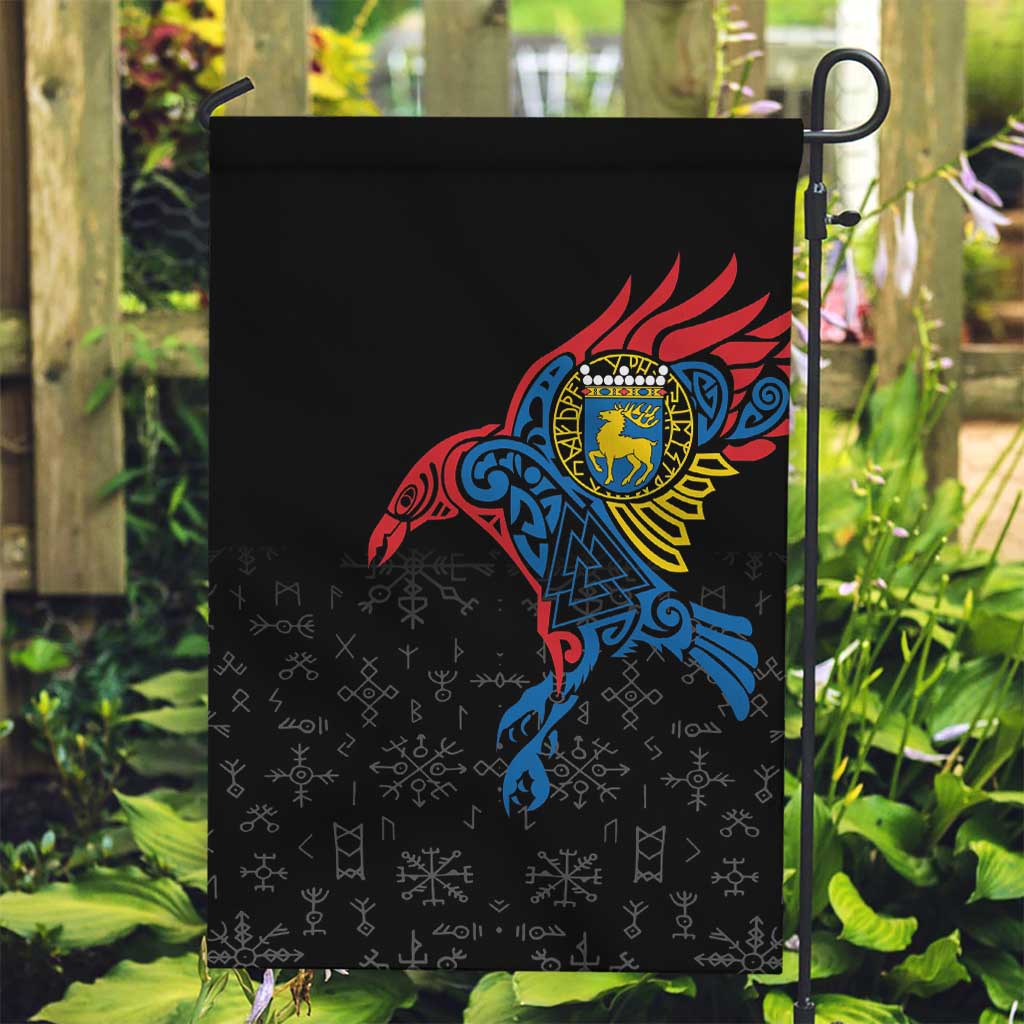 Aland Vikings Culture Garden Flag Norse Mythology Raven Tattoo