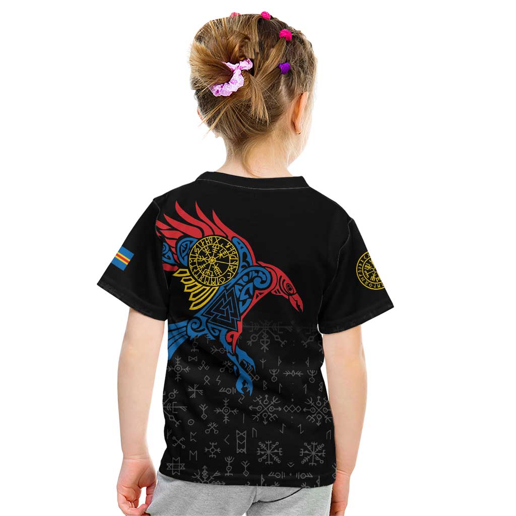 Aland Vikings Culture Kid T Shirt Norse Mythology Raven Tattoo