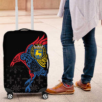 Aland Vikings Culture Luggage Cover Norse Mythology Raven Tattoo