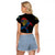 Aland Vikings Culture Raglan Cropped T Shirt Norse Mythology Raven Tattoo