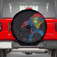 Aland Vikings Culture Spare Tire Cover Norse Mythology Raven Tattoo
