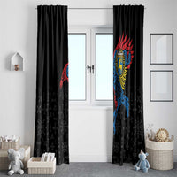 Aland Vikings Culture Window Curtain Norse Mythology Raven Tattoo