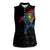 Aland Vikings Culture Women Sleeveless Polo Shirt Norse Mythology Raven Tattoo