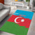 Personalized Azerbaijan Flag Style Area Rug Azerbaijani Flag Day