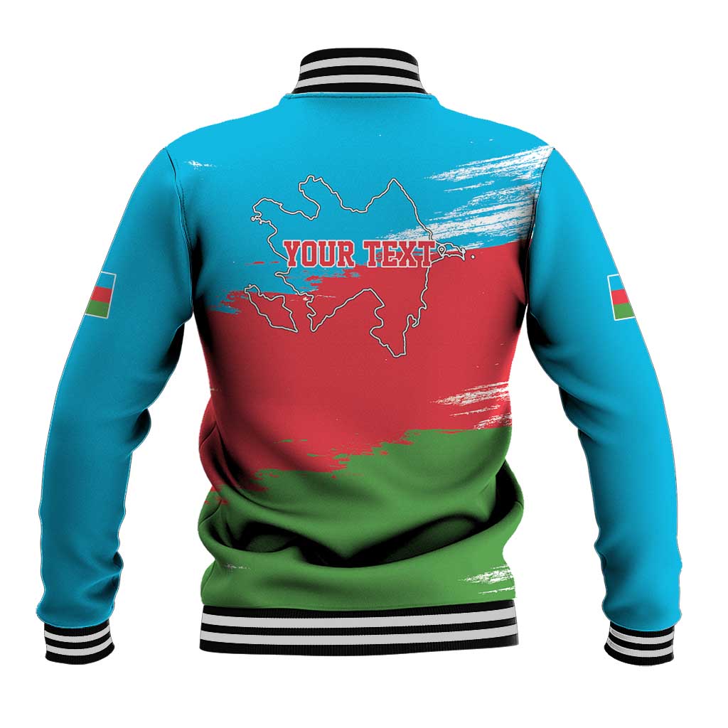 Personalized Azerbaijan Flag Style Baseball Jacket Azerbaijani Flag Day