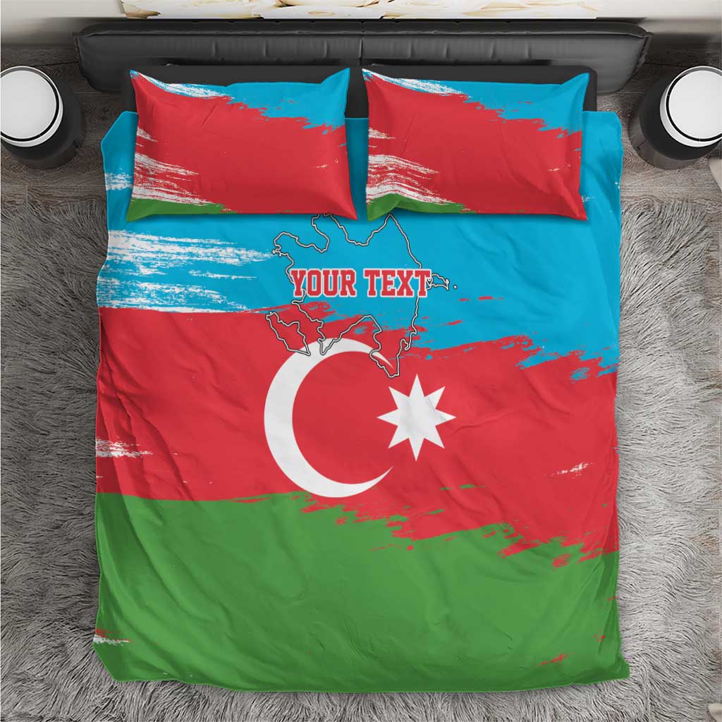 Personalized Azerbaijan Flag Style Bedding Set Azerbaijani Flag Day