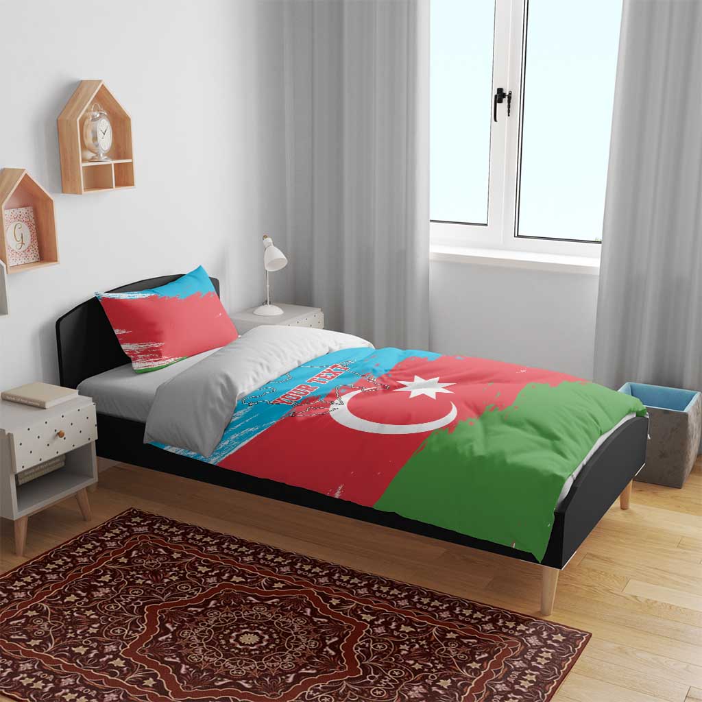 Personalized Azerbaijan Flag Style Bedding Set Azerbaijani Flag Day