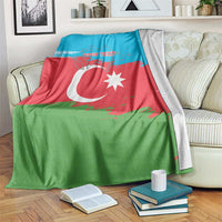 Personalized Azerbaijan Flag Style Blanket Azerbaijani Flag Day