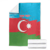 Personalized Azerbaijan Flag Style Blanket Azerbaijani Flag Day