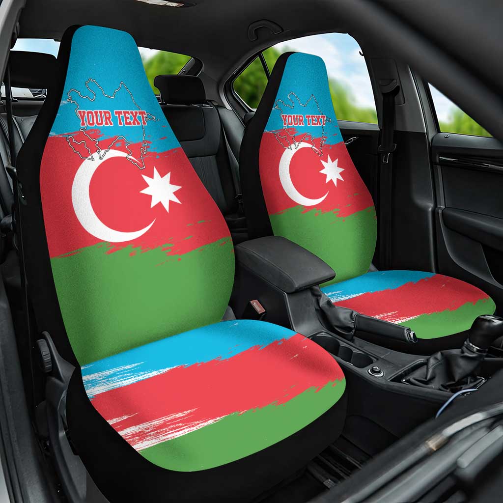Personalized Azerbaijan Flag Style Car Seat Cover Azerbaijani Flag Day