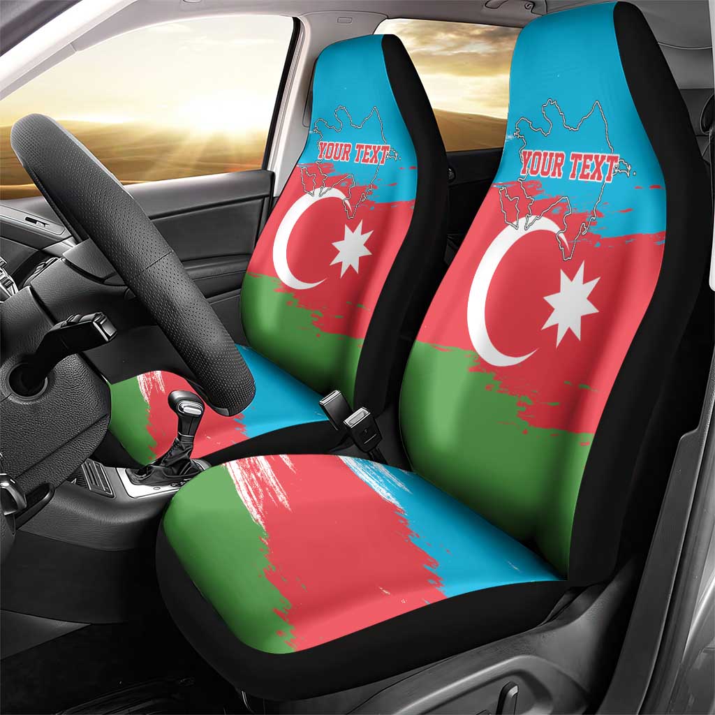 Personalized Azerbaijan Flag Style Car Seat Cover Azerbaijani Flag Day