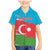 Personalized Azerbaijan Flag Style Family Matching Mermaid Dress and Hawaiian Shirt Azerbaijani Flag Day