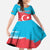 Personalized Azerbaijan Flag Style Family Matching Off Shoulder Maxi Dress and Hawaiian Shirt Azerbaijani Flag Day