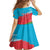 Personalized Azerbaijan Flag Style Family Matching Off Shoulder Maxi Dress and Hawaiian Shirt Azerbaijani Flag Day