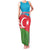 Personalized Azerbaijan Flag Style Family Matching Tank Maxi Dress and Hawaiian Shirt Azerbaijani Flag Day