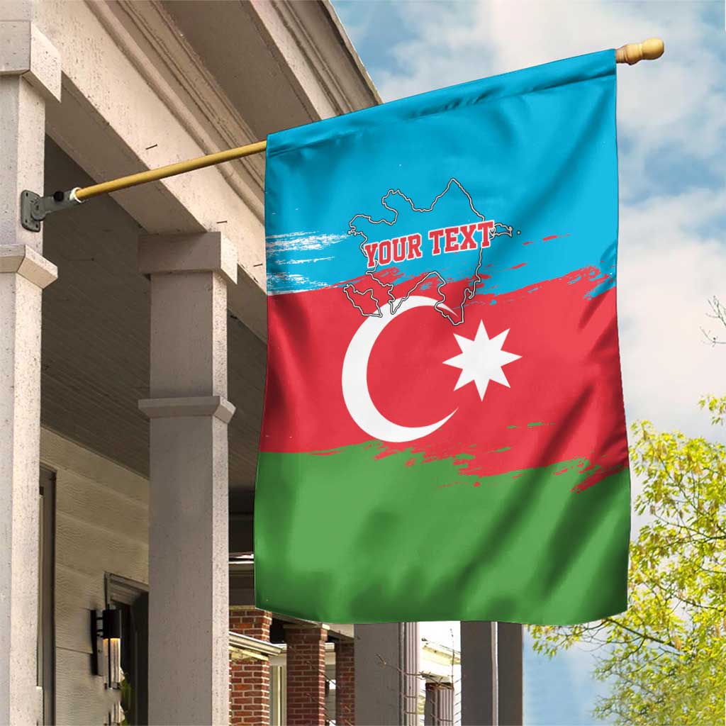 Personalized Azerbaijan Flag Style Garden Flag Azerbaijani Flag Day