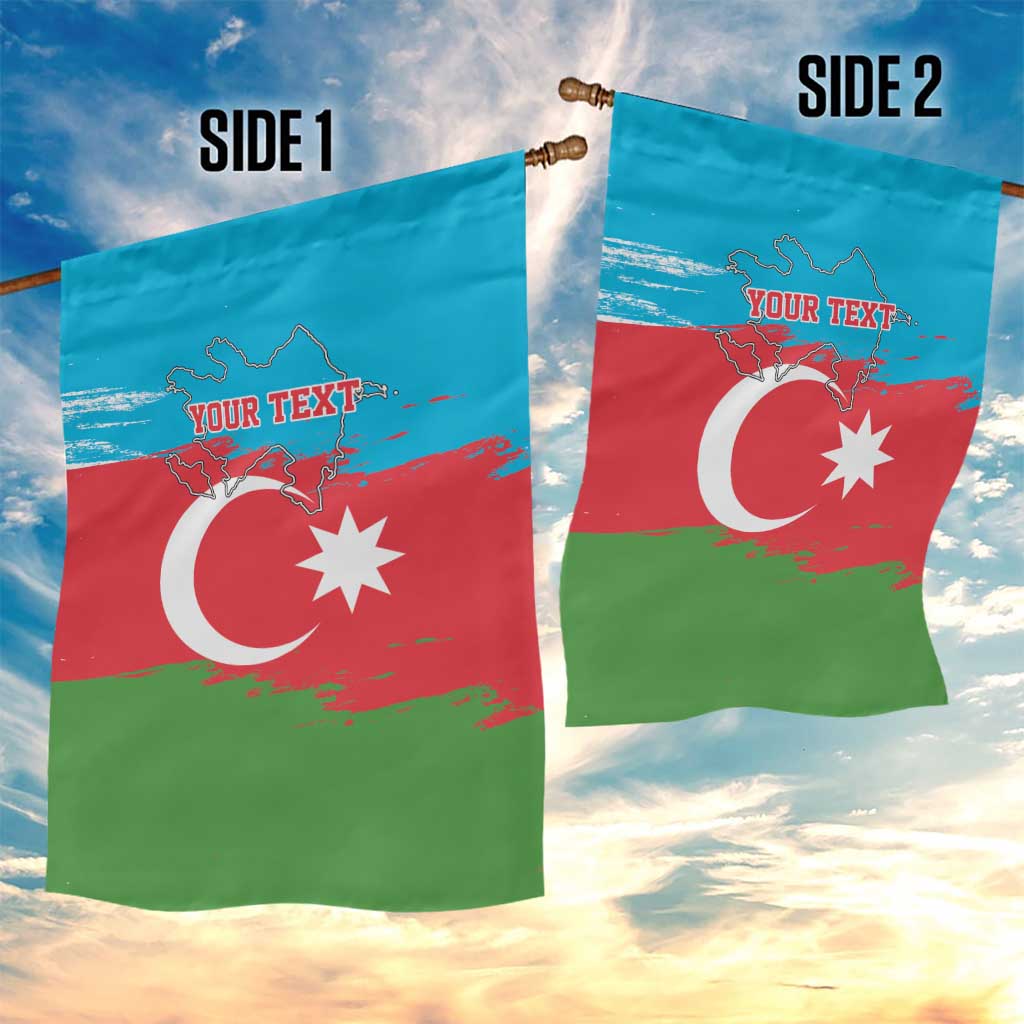 Personalized Azerbaijan Flag Style Garden Flag Azerbaijani Flag Day