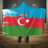 Personalized Azerbaijan Flag Style Hooded Blanket Azerbaijani Flag Day