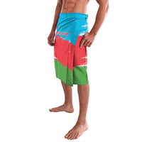 Personalized Azerbaijan Flag Style Lavalava Azerbaijani Flag Day