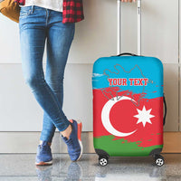 Personalized Azerbaijan Flag Style Luggage Cover Azerbaijani Flag Day