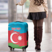 Personalized Azerbaijan Flag Style Luggage Cover Azerbaijani Flag Day