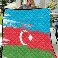 Personalized Azerbaijan Flag Style Quilt Azerbaijani Flag Day
